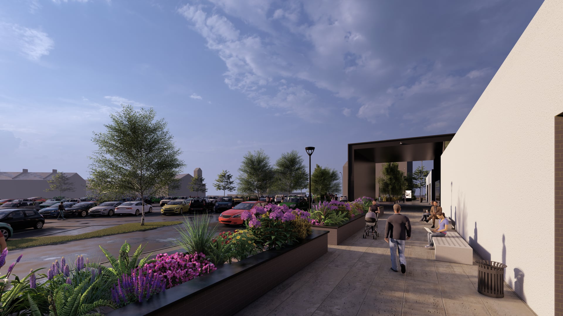 Hilltown Leisure Park Dundee Architect Drawings Outside