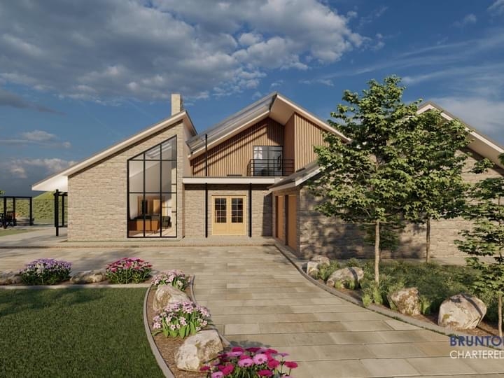Country House Architect Drawing