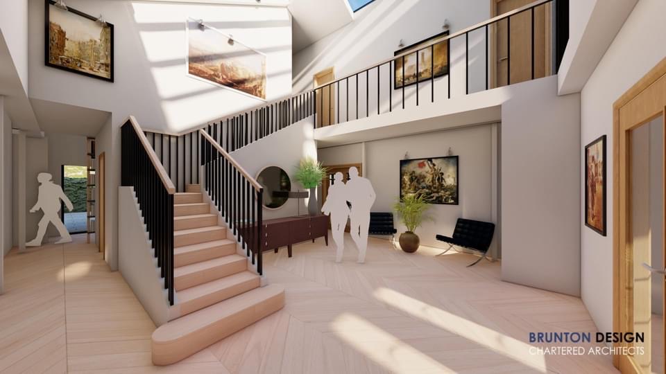 House Interior Hallway
