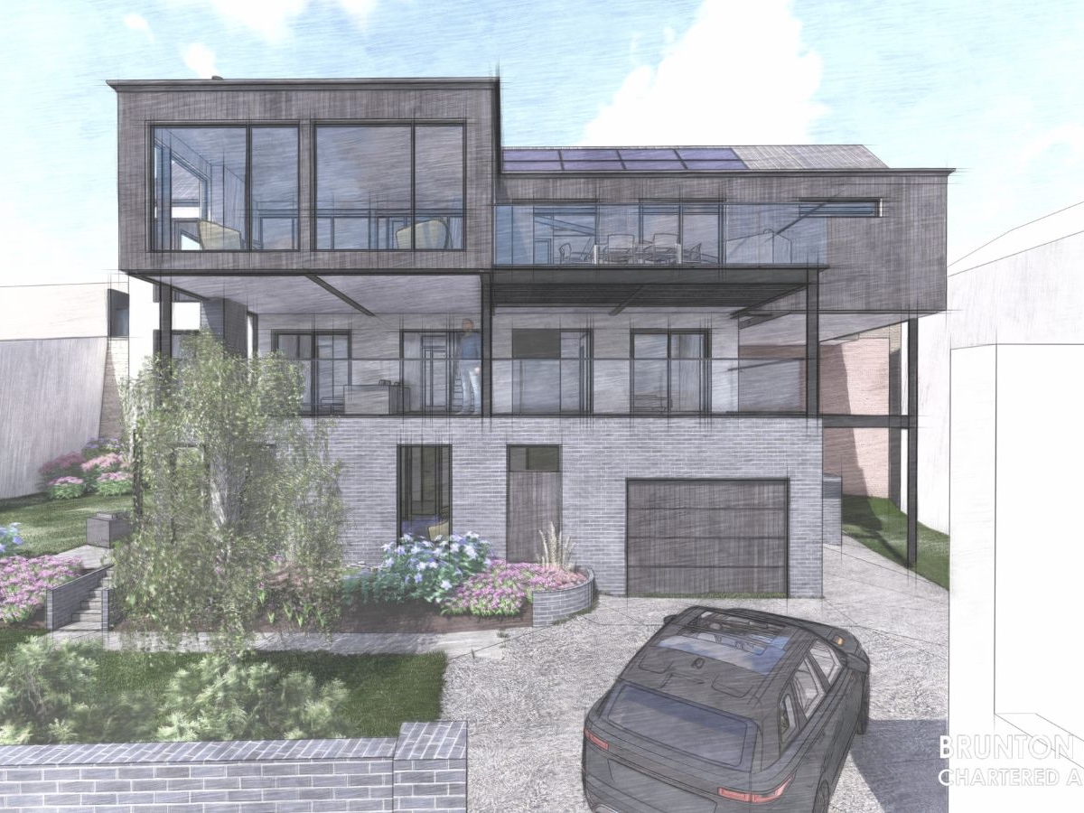 Modern Three Storey Family Home Anstruther Architect Design Front View