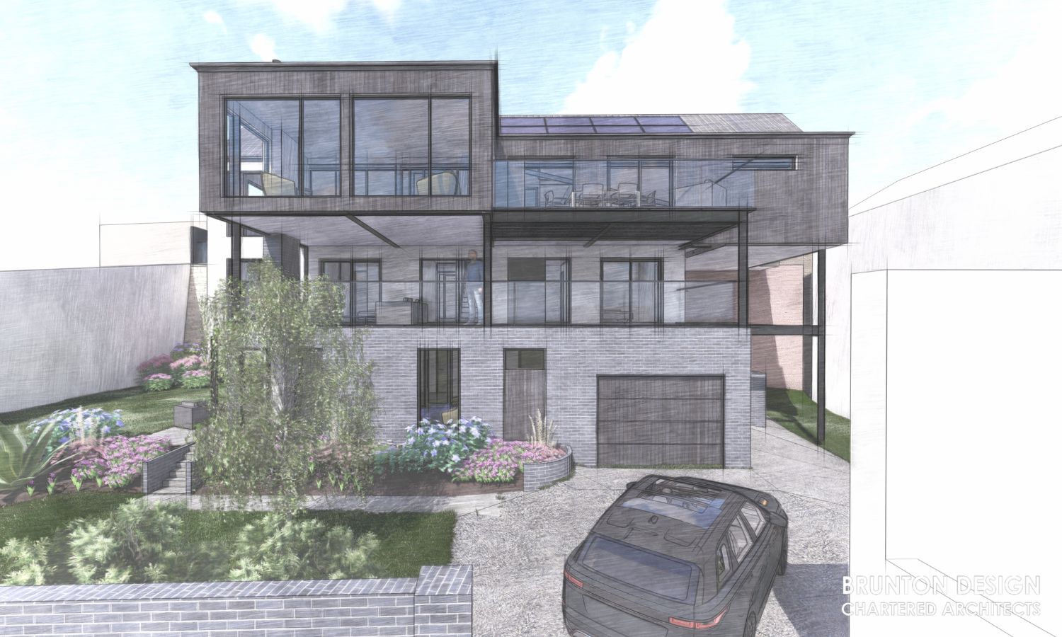 Modern Three Storey Family Home Anstruther Architect Design Front View