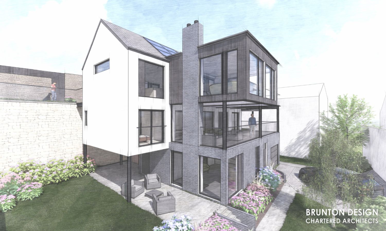 Modern Three Storey Family Home Anstruther Architect Design Side View