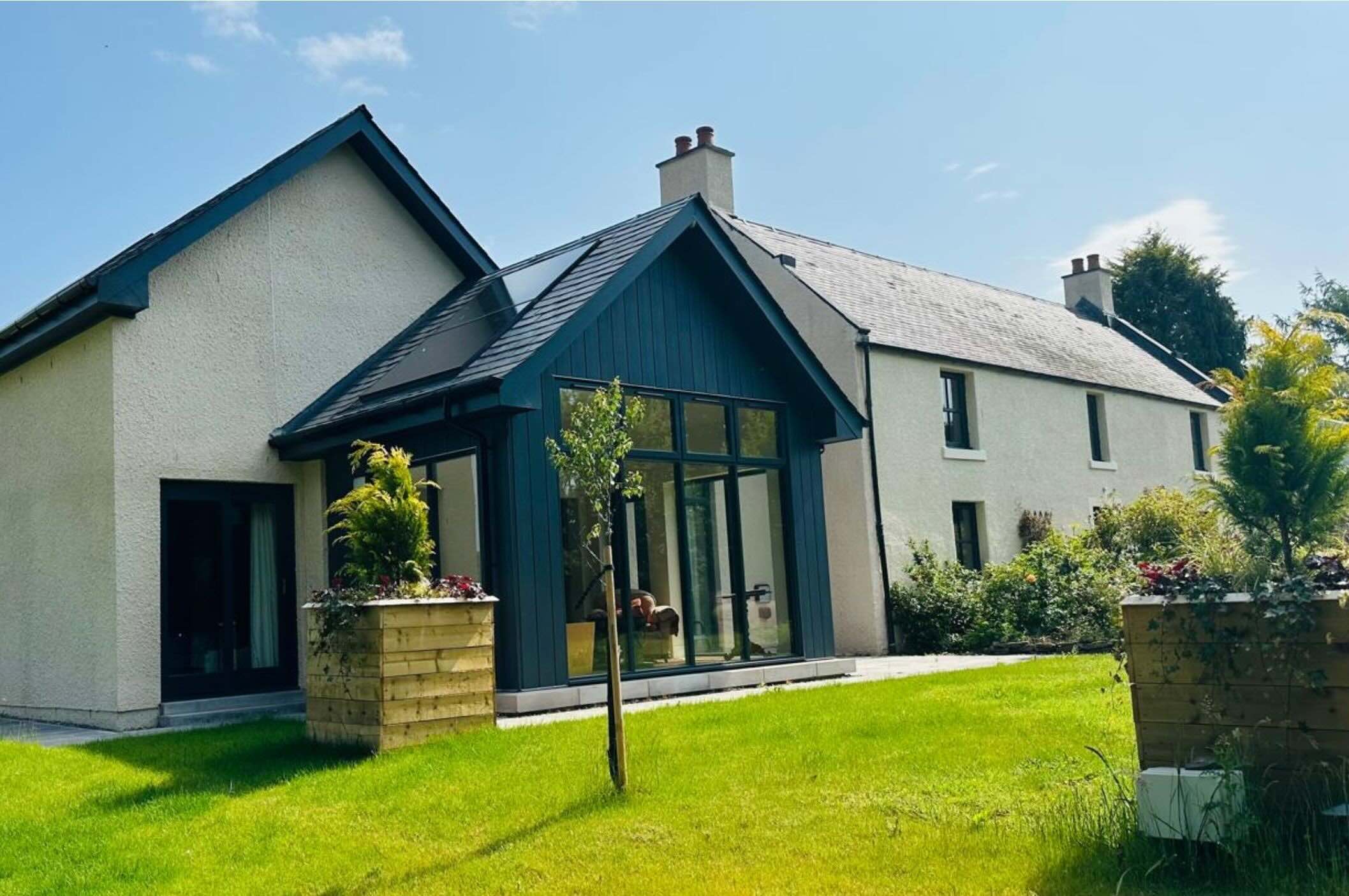 Restored 17th century farmhouse in Angus converted from derelict cottage to family home